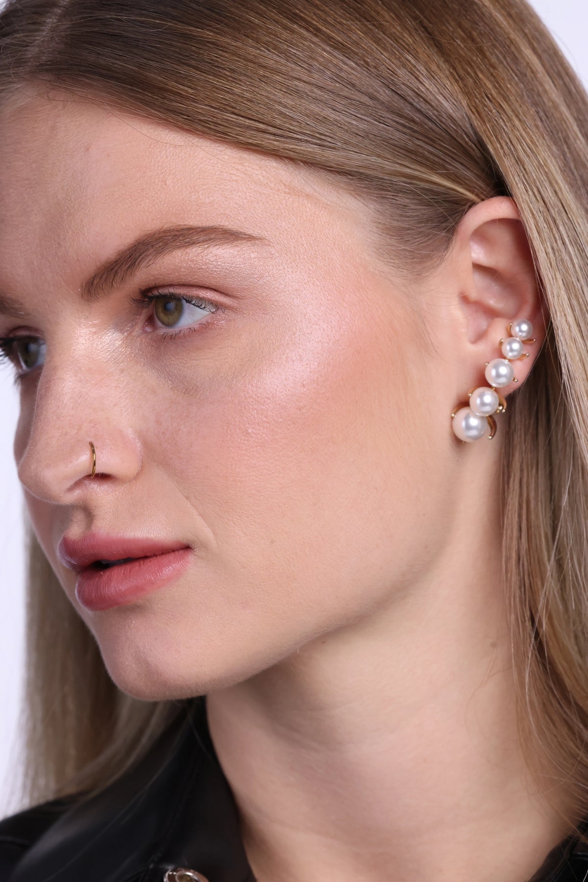Pearl Bar Earrings