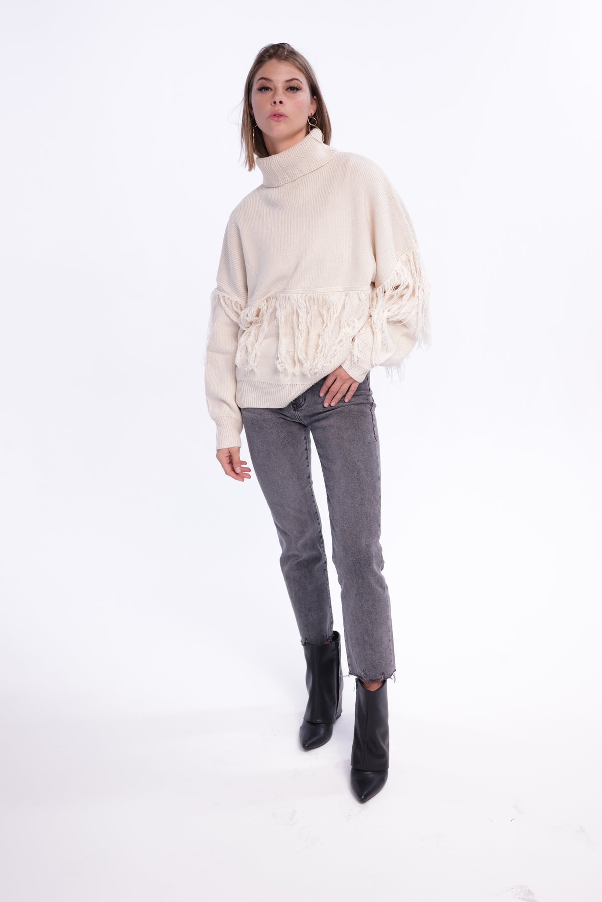 High Rise Vintage Straight-Leg Jeans