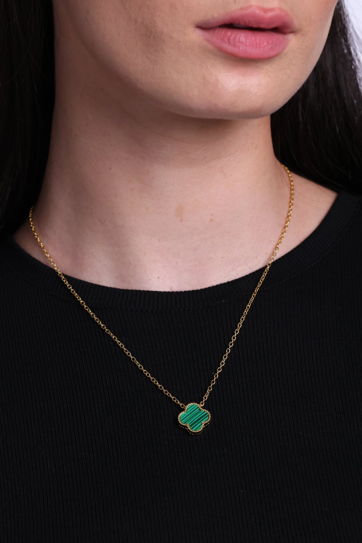 Green Clover Necklace