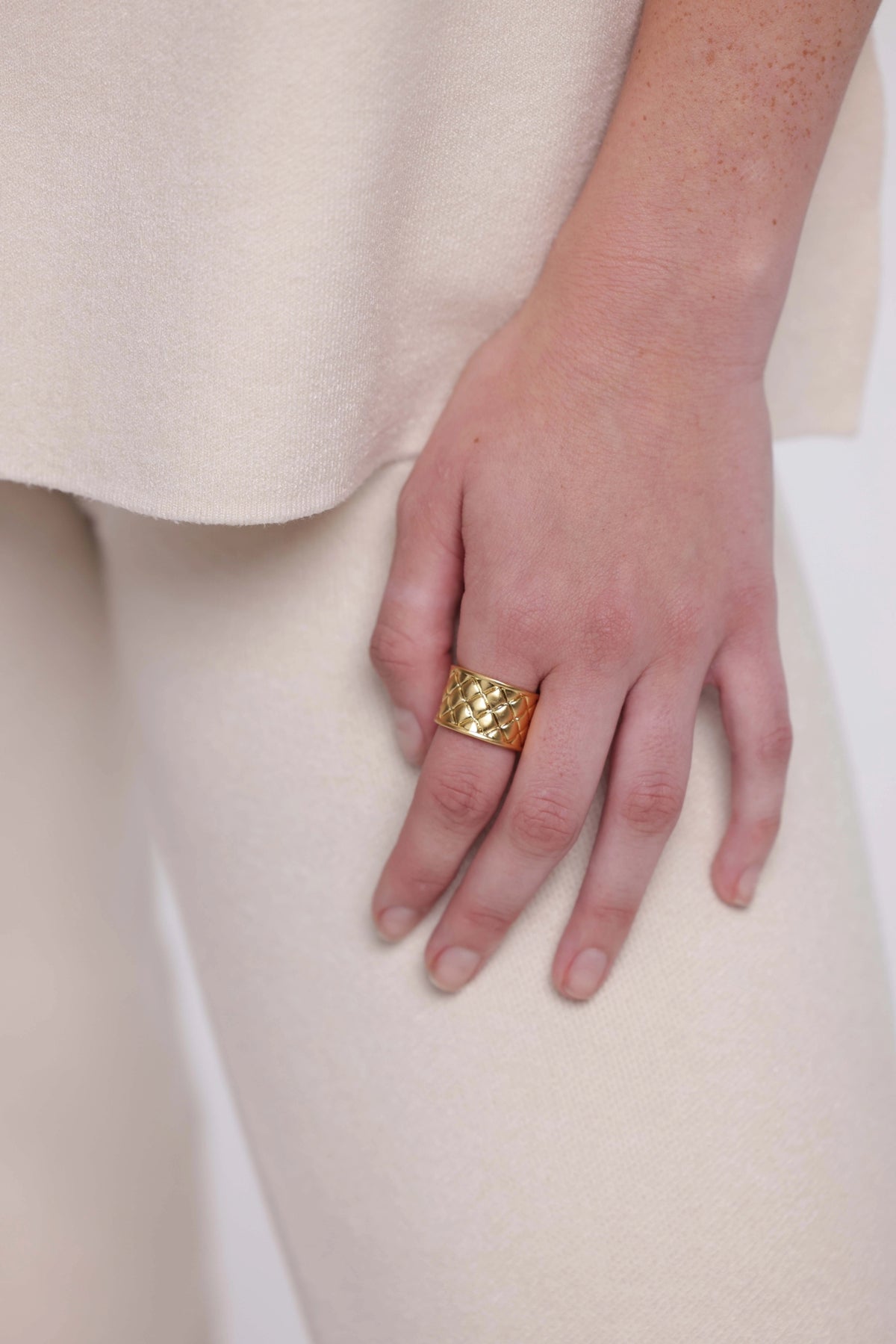 Textured Band Ring