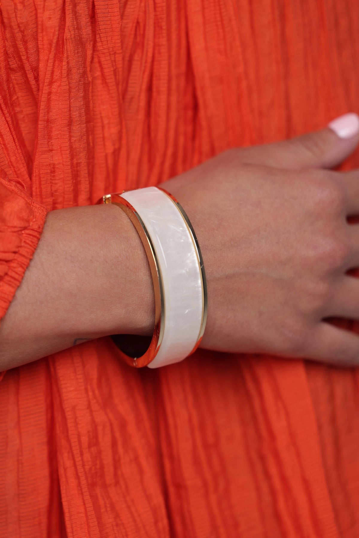 Ivory Resin Bangle